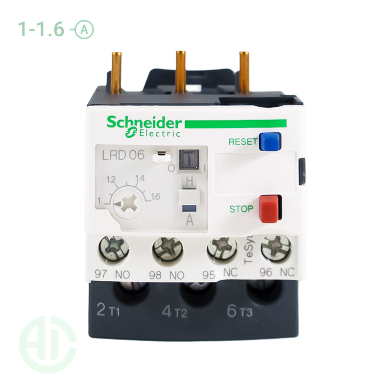 بی‌ متال  1.6-1  آمپر  اشنایدر LRD06