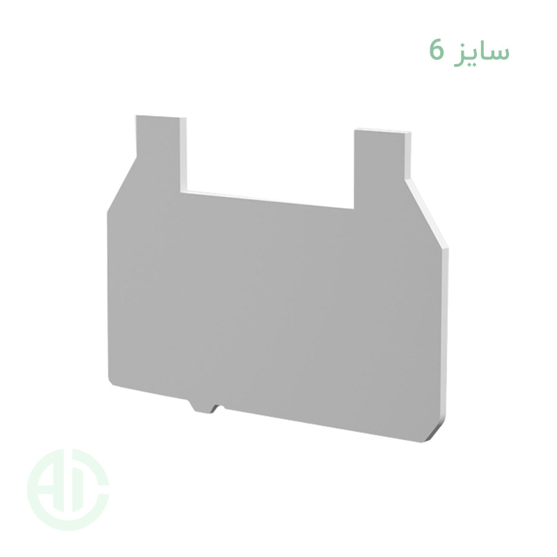 درپوش ترمینال ریلی سری جریانی سایز 6 کد EP-RSTP6
