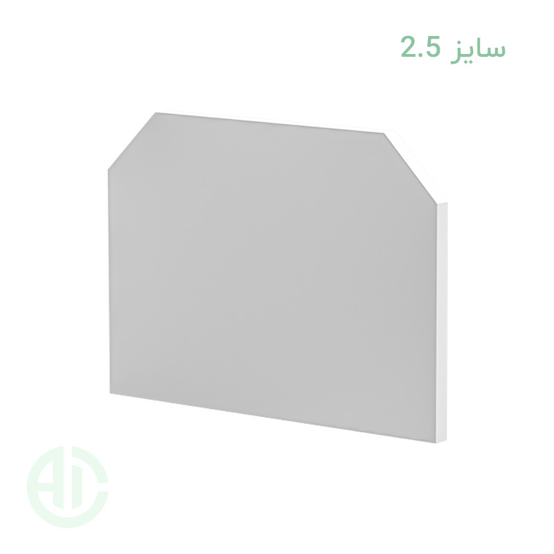 درپوش ترمینال ریلی سری پیچی سایز 2.5 کد EP-RTP2/5