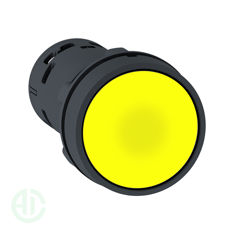 شستی استارت زرد اشنایدر XB7NA51