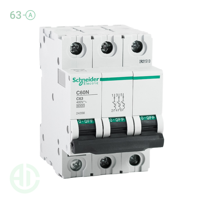کلید فیوز مینیاتوری  تیپ سی  63 آمپر 3 پل  اشنایدر  24356 C