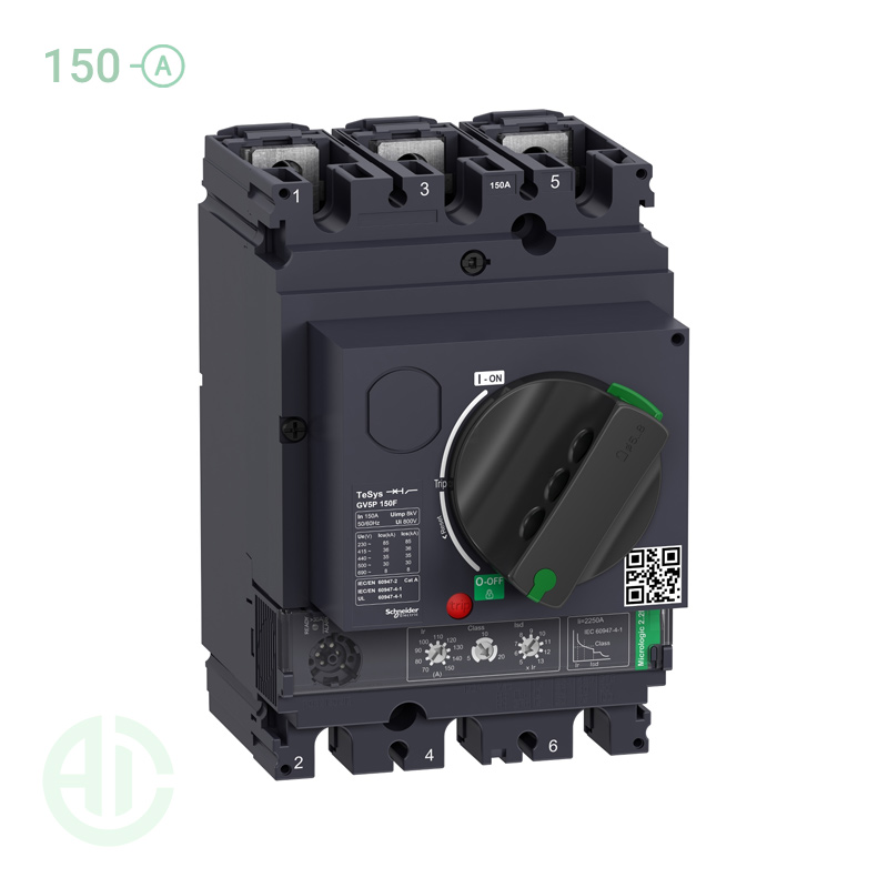 کلید حرارتی MPCB اشنایدر 150 -70 آمپر GV5P150F