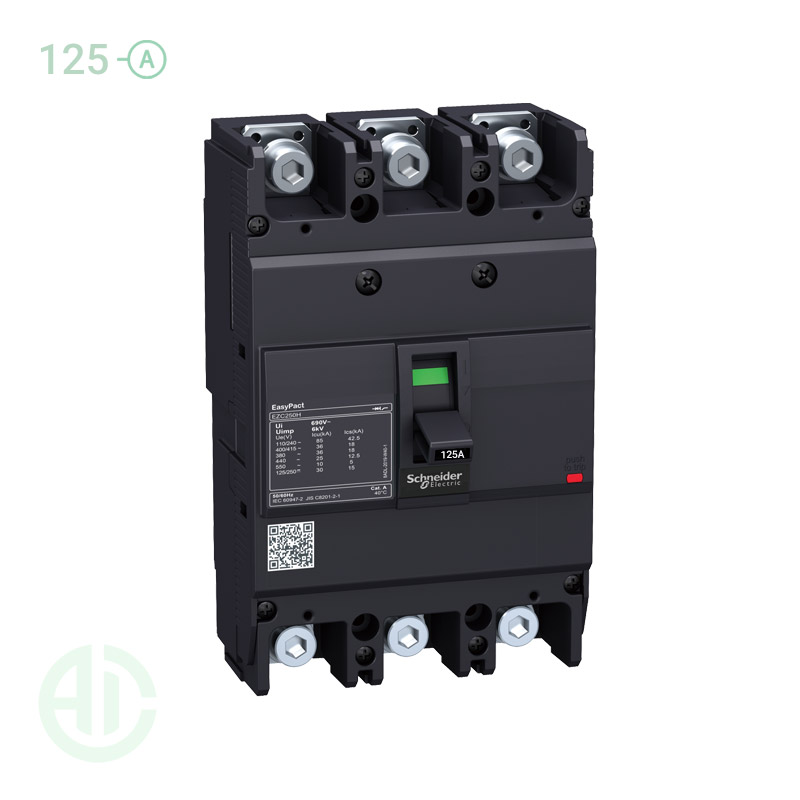 کلید اتوماتیک فیکس تیپ ایزی پکت 125 آمپر  اشنایدر  EZC250H3125