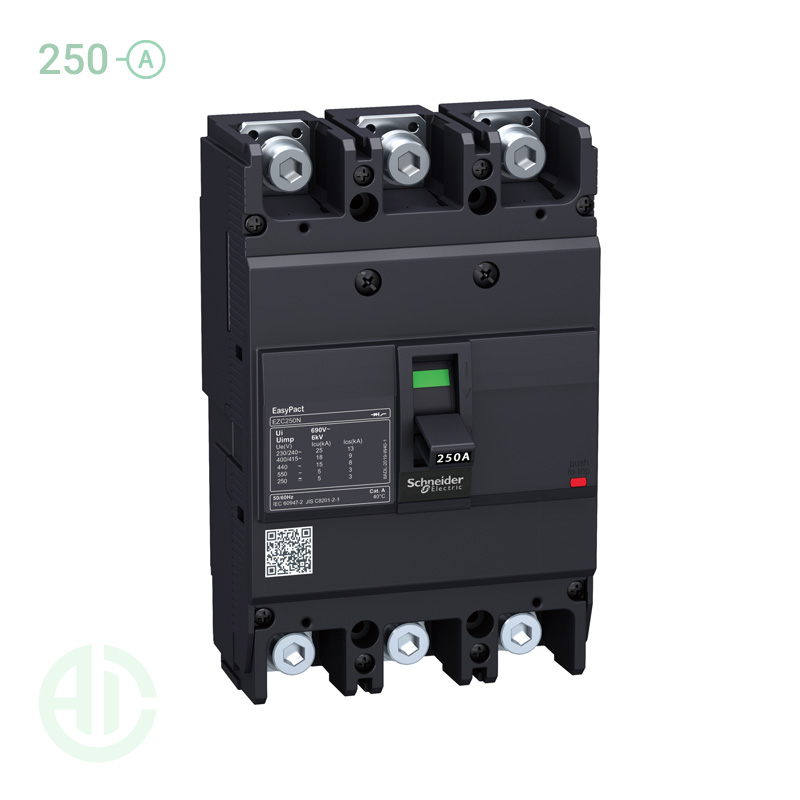 کلید اتوماتیک فیکس تیپ ایزی پکت 250 آمپر  اشنایدر  EZC250H3250
