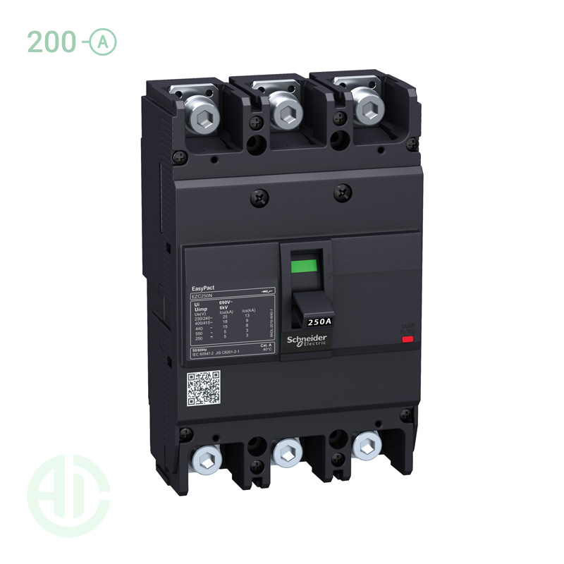 کلید اتوماتیک فیکس تیپ ایزی پکت 200 آمپر  اشنایدر  EZC250H3200