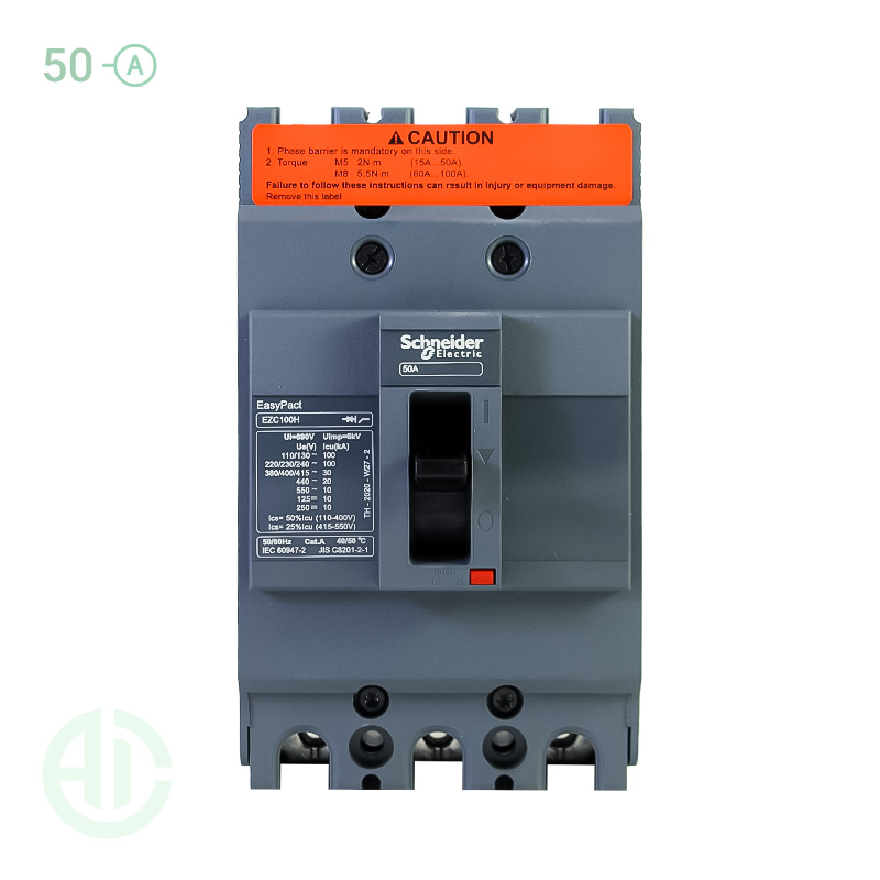 کلید اتوماتیک فیکس تیپ ایزی پکت  50 آمپر  اشنایدر  EZC100H3050