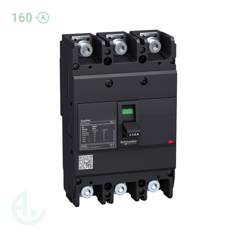 کلید اتوماتیک فیکس تیپ ایزی پکت 160 آمپر  اشنایدر  EZC250H3160