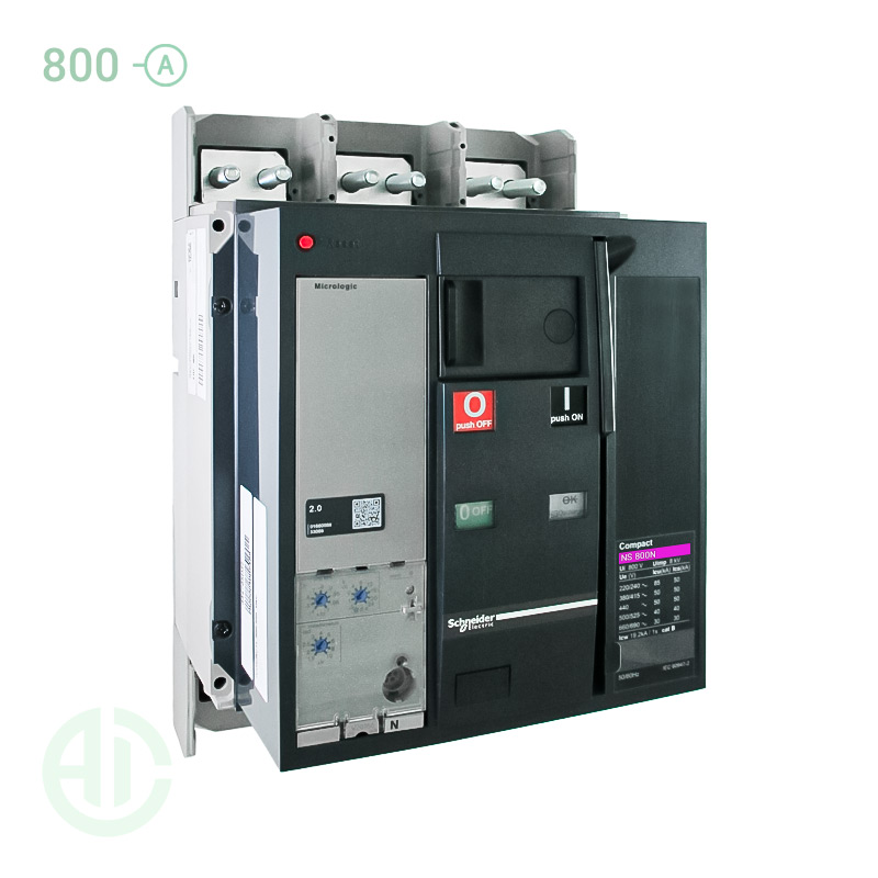 کلید اتوماتیک کامپکت موتوردار  MCCB اشنایدر سری ان اس 3 پل 800 آمپر NS 33467MM2