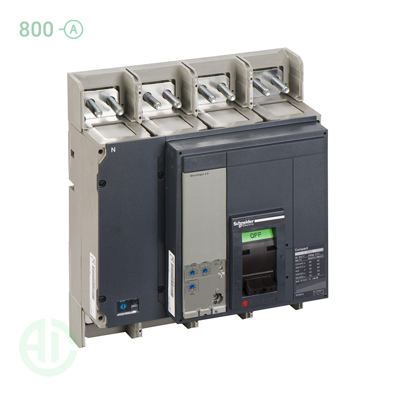 کلید اتوماتیک کامپکت MCCB اشنایدر سری ان اس 4 پل 800 آمپر NS 33469MM5