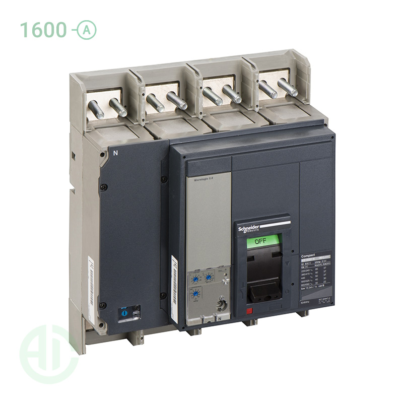 کلید اتوماتیک کامپکت MCCB اشنایدر سری ان اس 4 پل 1600 آمپر NS 33484MM5