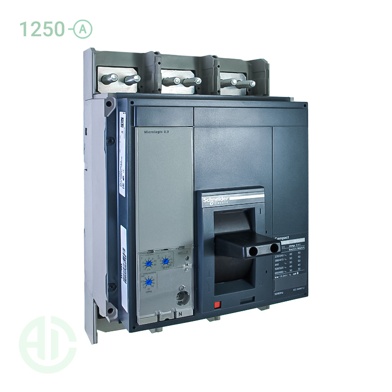 کلید اتوماتیک کامپکت  MCCB اشنایدر سری ان اس 3 پل 1250 آمپر NS S2 33478