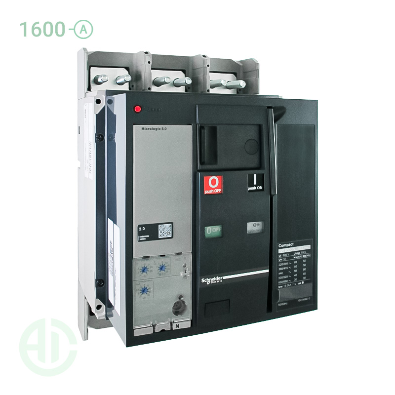 کلید اتوماتیک کامپکت موتوردار  MCCB اشنایدر سری ان اس 3 پل 1600 آمپر NS 33482MM5