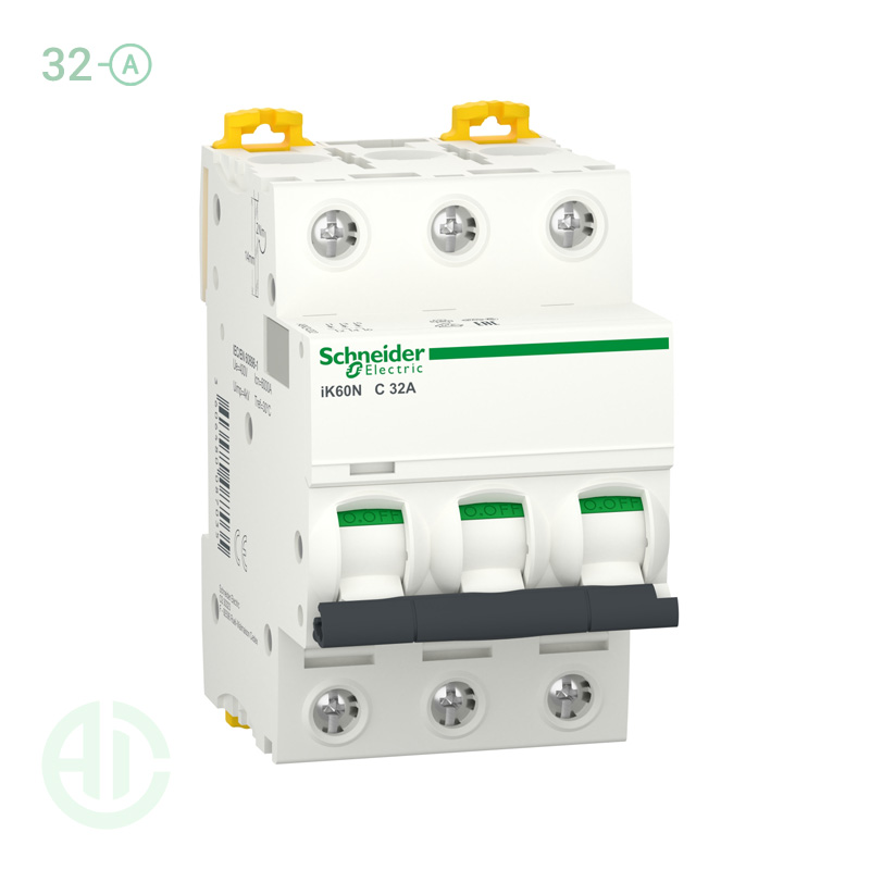 کلید فیوز مینیاتوری MCB اشنایدر 3 پل 32 آمپر A9K24332