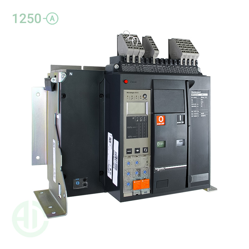 کلید هوایی ACB اشنایدر 4 پل 1250 آمپر فیکس NT12H24PML2EHH