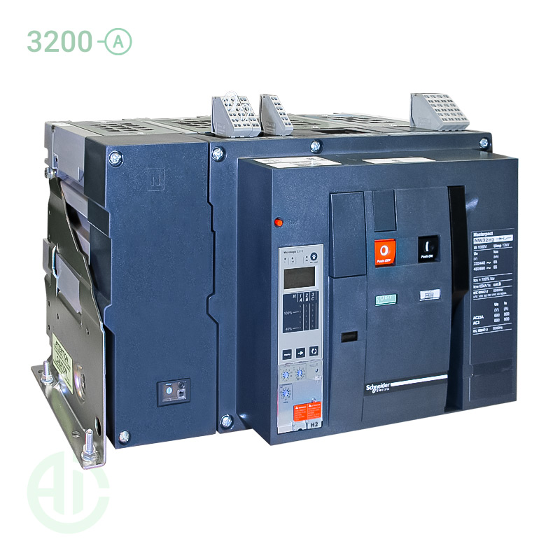 کلید هوایی ACB اشنایدر 4 پل 3200 آمپر فیکس NW32H24PML2EHH