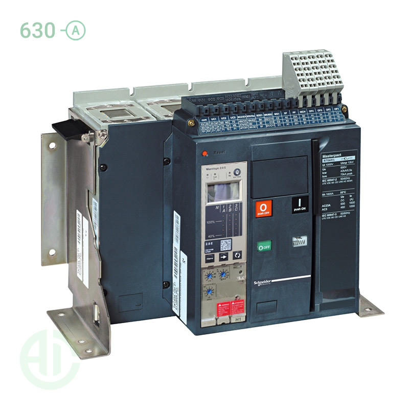 کلید هوایی ACB اشنایدر 4 پل 630 آمپر فیکس NT06H14PML2EHH