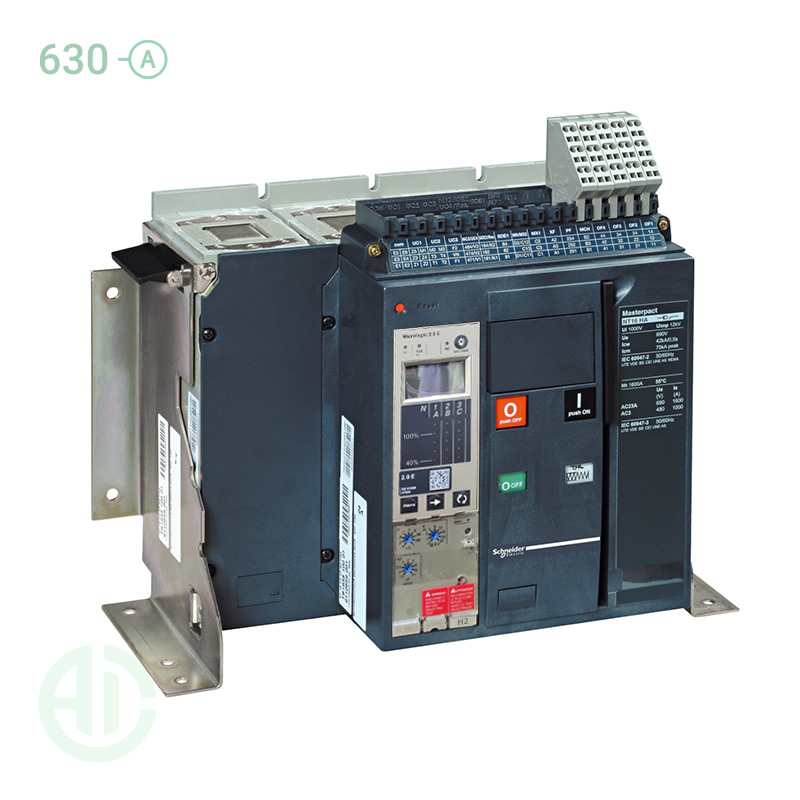 کلید هوایی ACB اشنایدر 4 پل 630 آمپر فیکس NT06H24PML2EHH