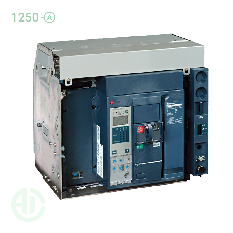کلید هوایی ACB اشنایدر 4 پل 1250 آمپر کشویی NT12H24PML2EWHH