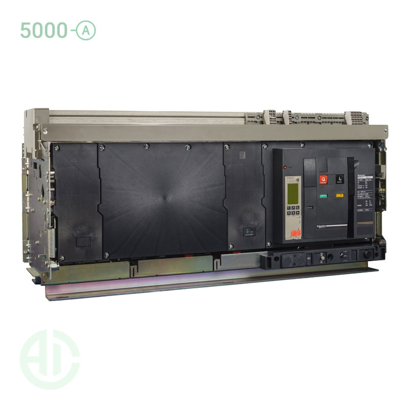 کلید هوایی ACB اشنایدر 3 پل 5000 آمپر کشویی NW50H23PML2EWHH