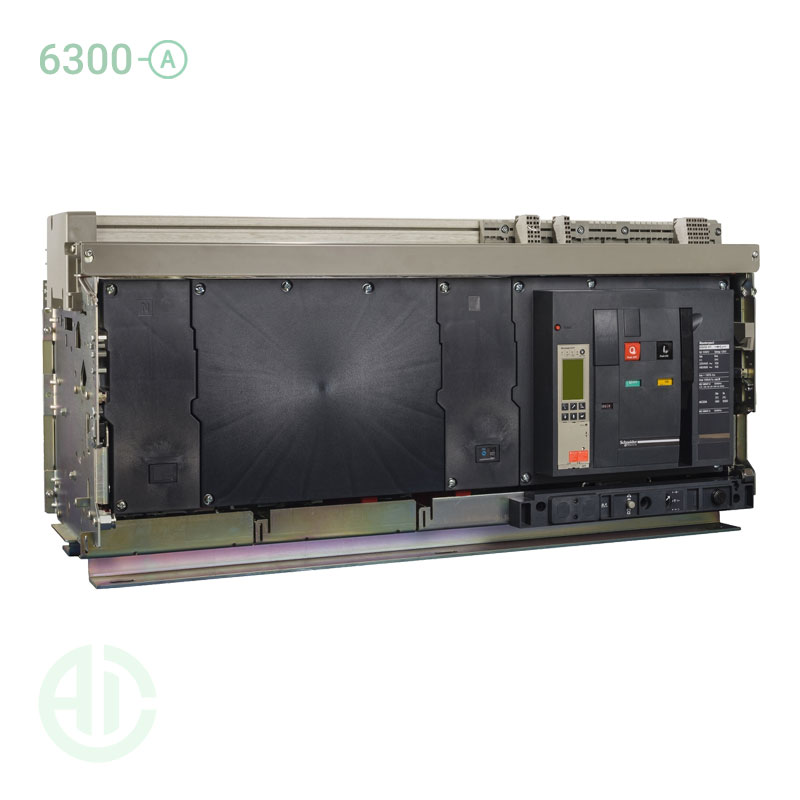 کلید هوایی ACB اشنایدر 3 پل 6300 آمپر کشویی NW63H13PML2EWVV