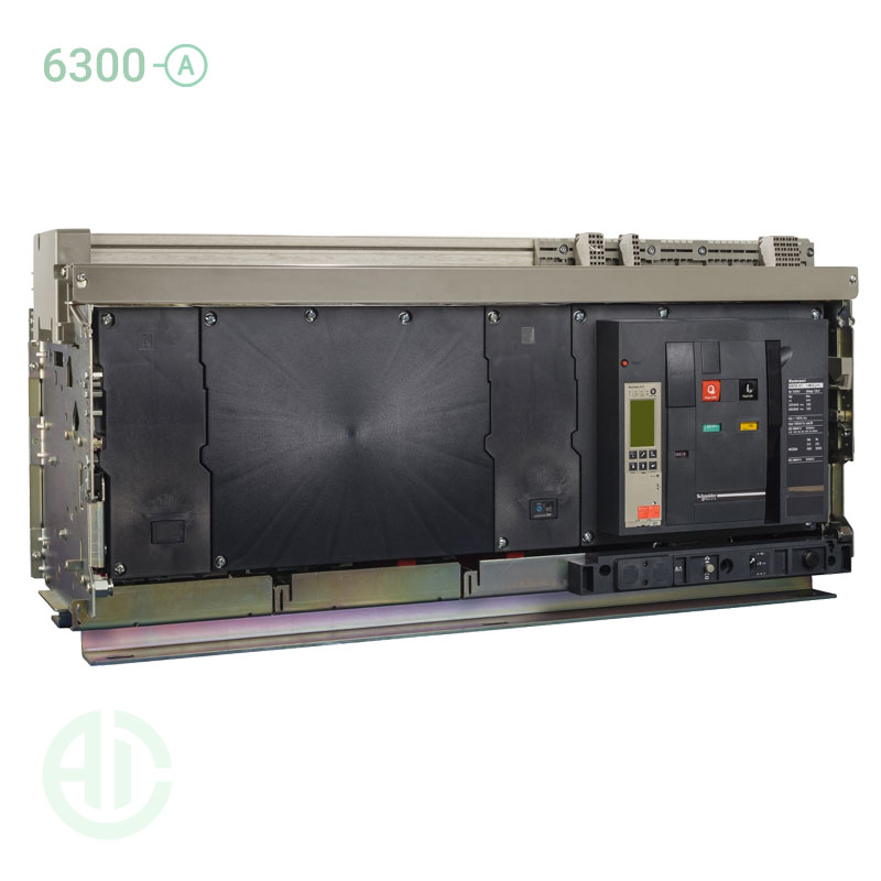 کلید هوایی ACB اشنایدر 4 پل 6300 آمپر کشویی NW63H14PML2EWVV