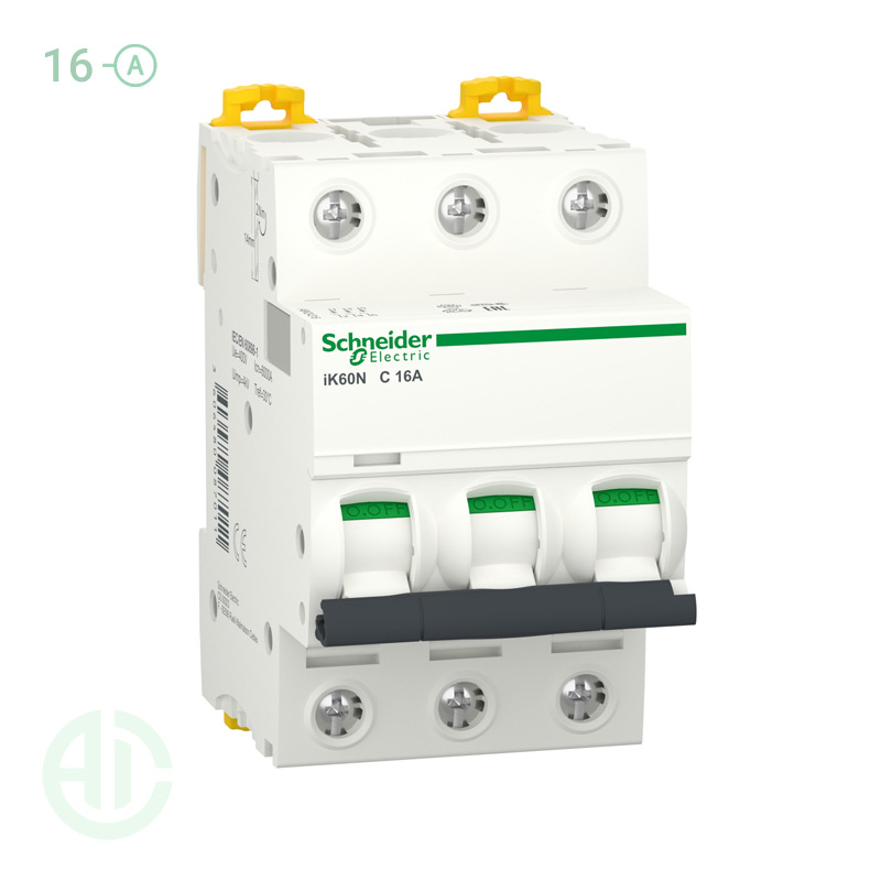 کلید فیوز مینیاتوری MCB اشنایدر 3 پل 16 آمپر A9K24316