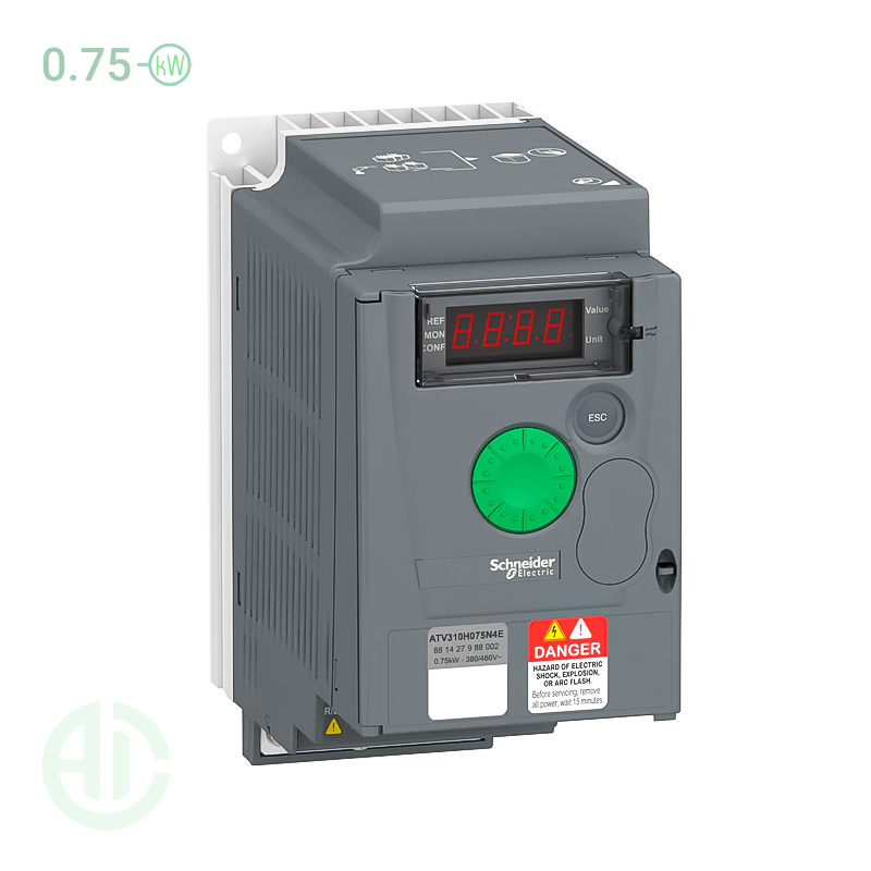 اینورتر 0.75 کیلووات اشنایدر ATV310H075N4E