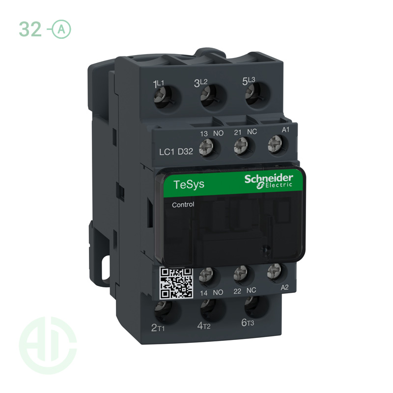 کنتاکتور سری دی 32 آمپر  ولتاژ 24AC  اشنایدر LC1D32B7