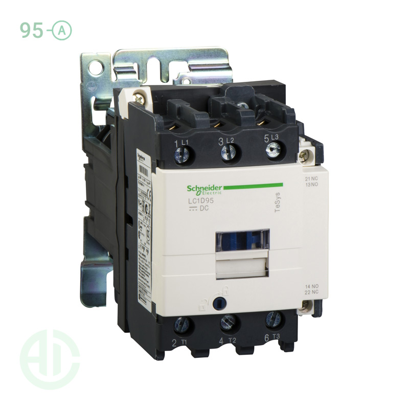 کنتاکتور سری دی 95 آمپر  ولتاژ 24DC  اشنایدر LC1D95BD