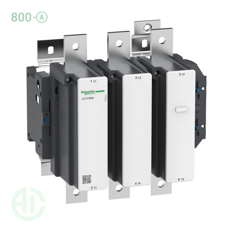 کنتاکتور سری اف 800 آمپر  ولتاژ 220AC  اشنایدر LC1F800MW